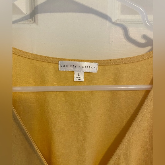 SOCIETY + STITCH Tie Back Midi Dress-NWT - Picture 3 of 5